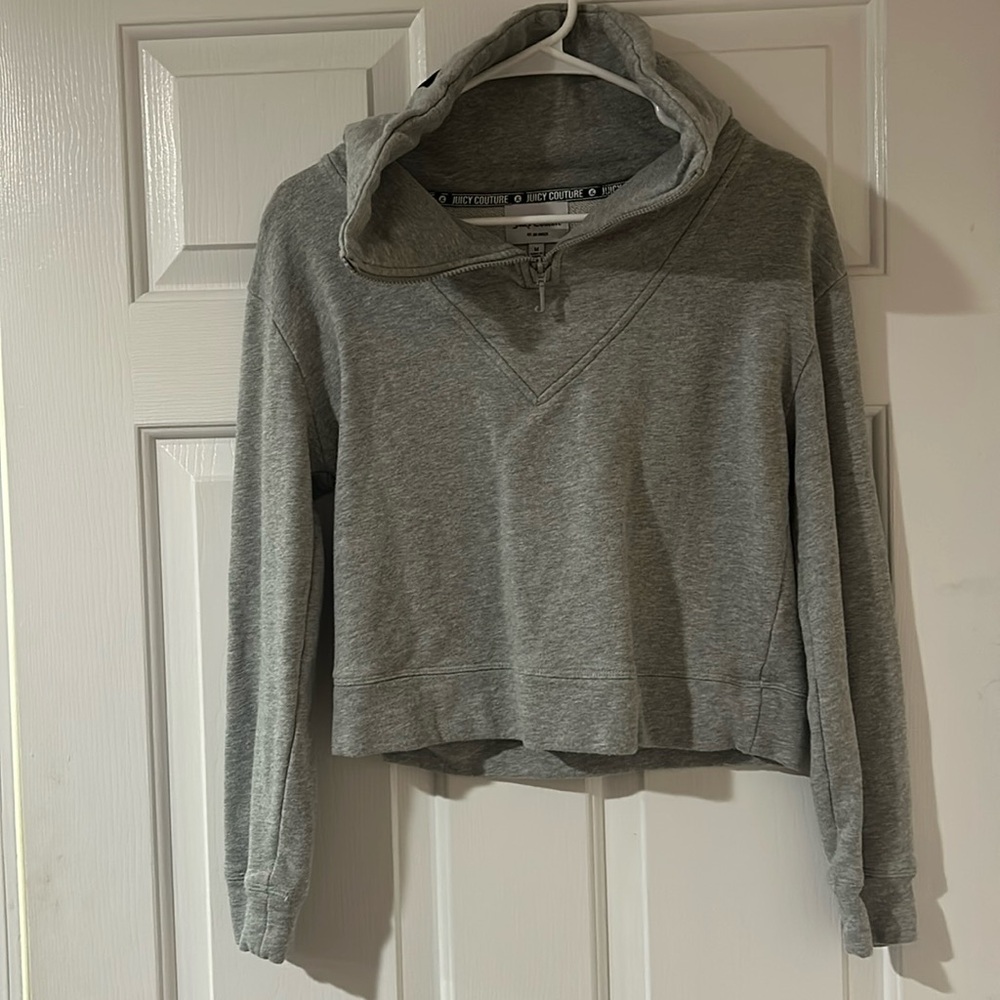 Juicy Couture Gray Half-Zip